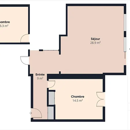 Apartment 200m De La De La Baule, 4 Adultes 1 Enfant *